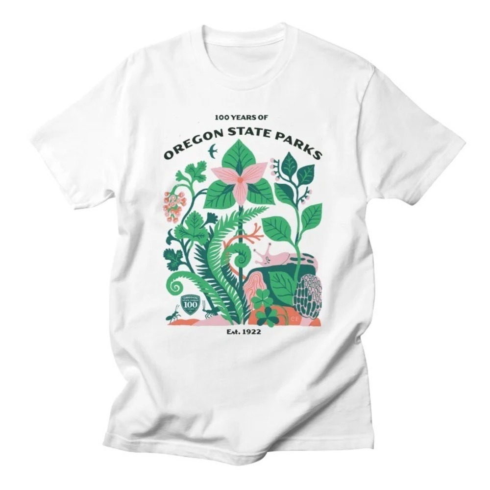 100 Years Of Oregon State Parks By Carson Ellis T-Shirt
